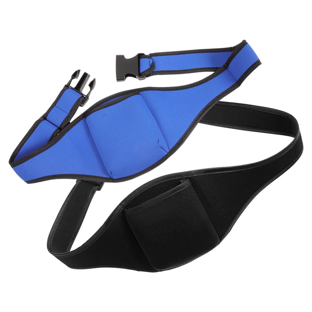 2Pcs Reusable Instructor Microphone Belt Fitness Mic Carrier Pouch for Aerobics