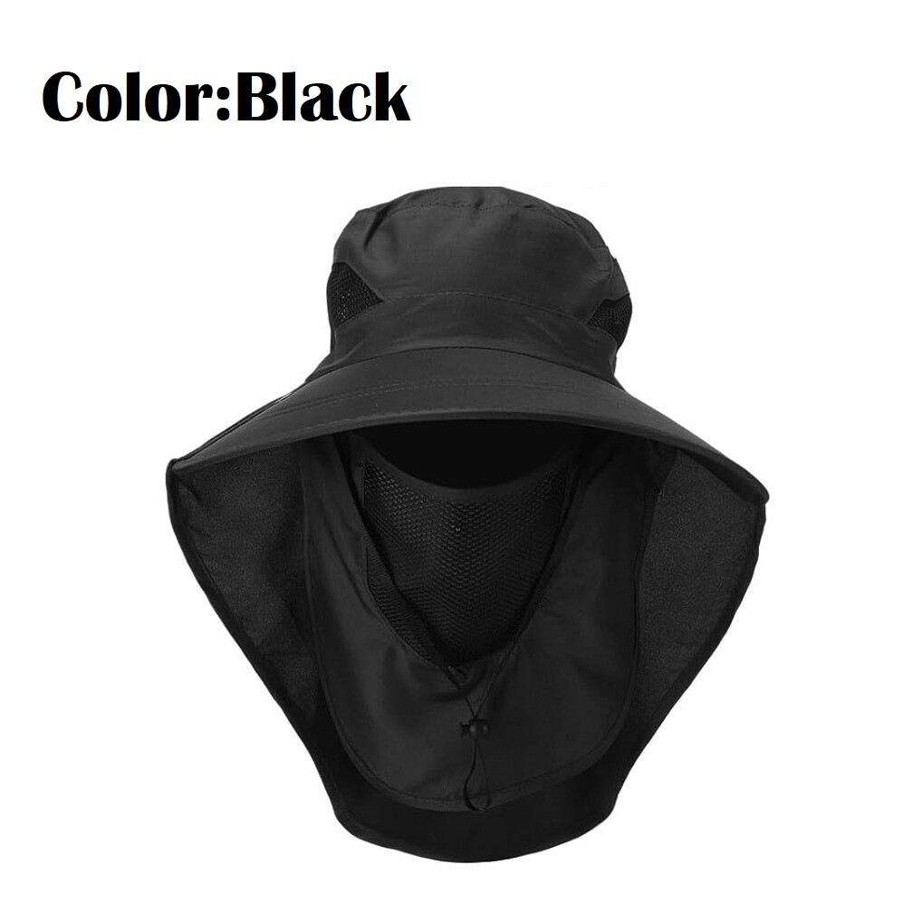 Fishing Hat,Sun Cap with UPF 50+ Sun Protection and Neck Flap for Man and Women