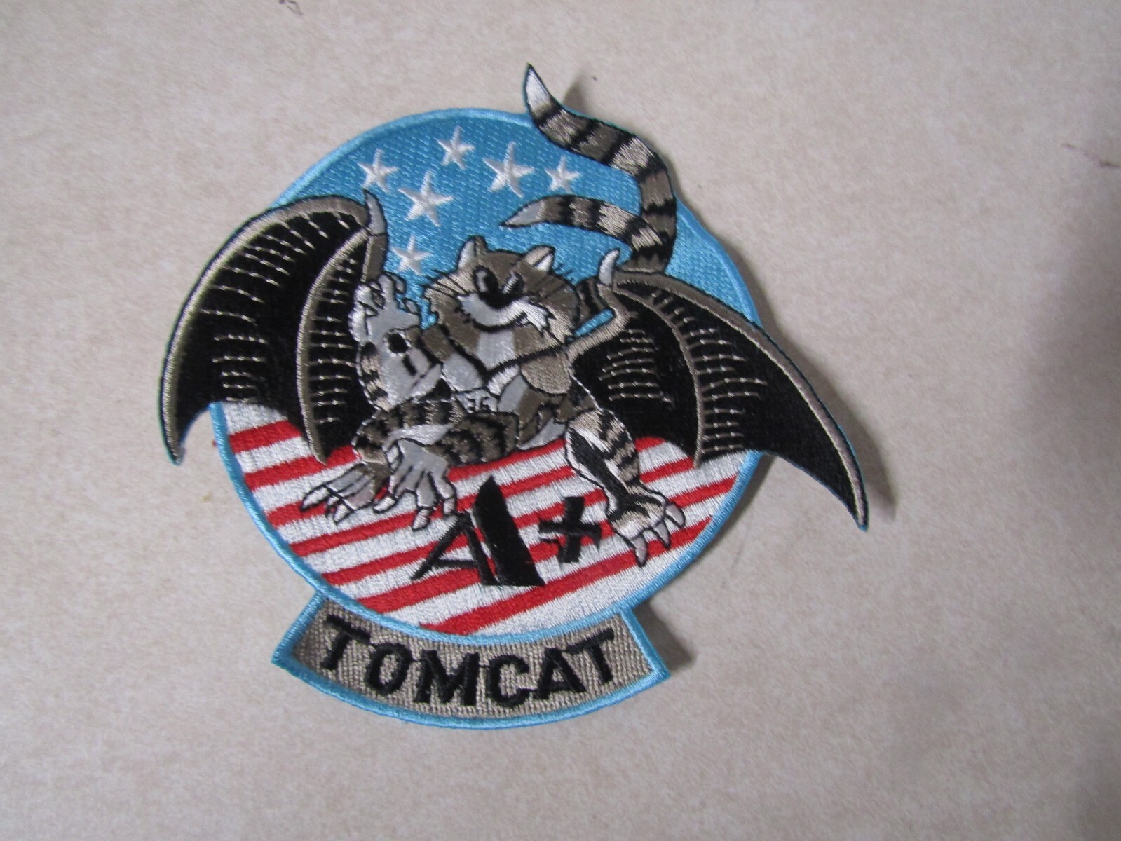 MILITARY PATCH VINTAGE UNITED STATES NAVY A+ TOMCAT