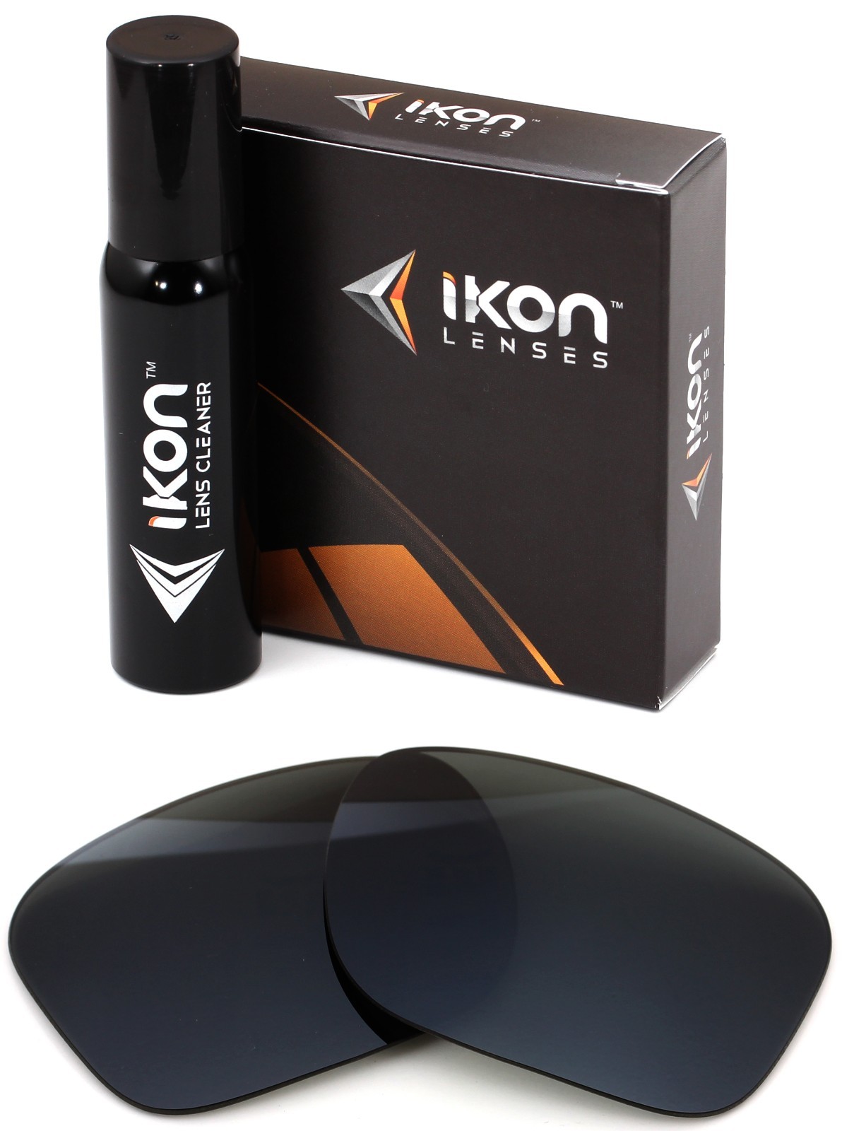 Polarized IKON Replacement Lenses For Ray Ban RB4264 Chromance - Black