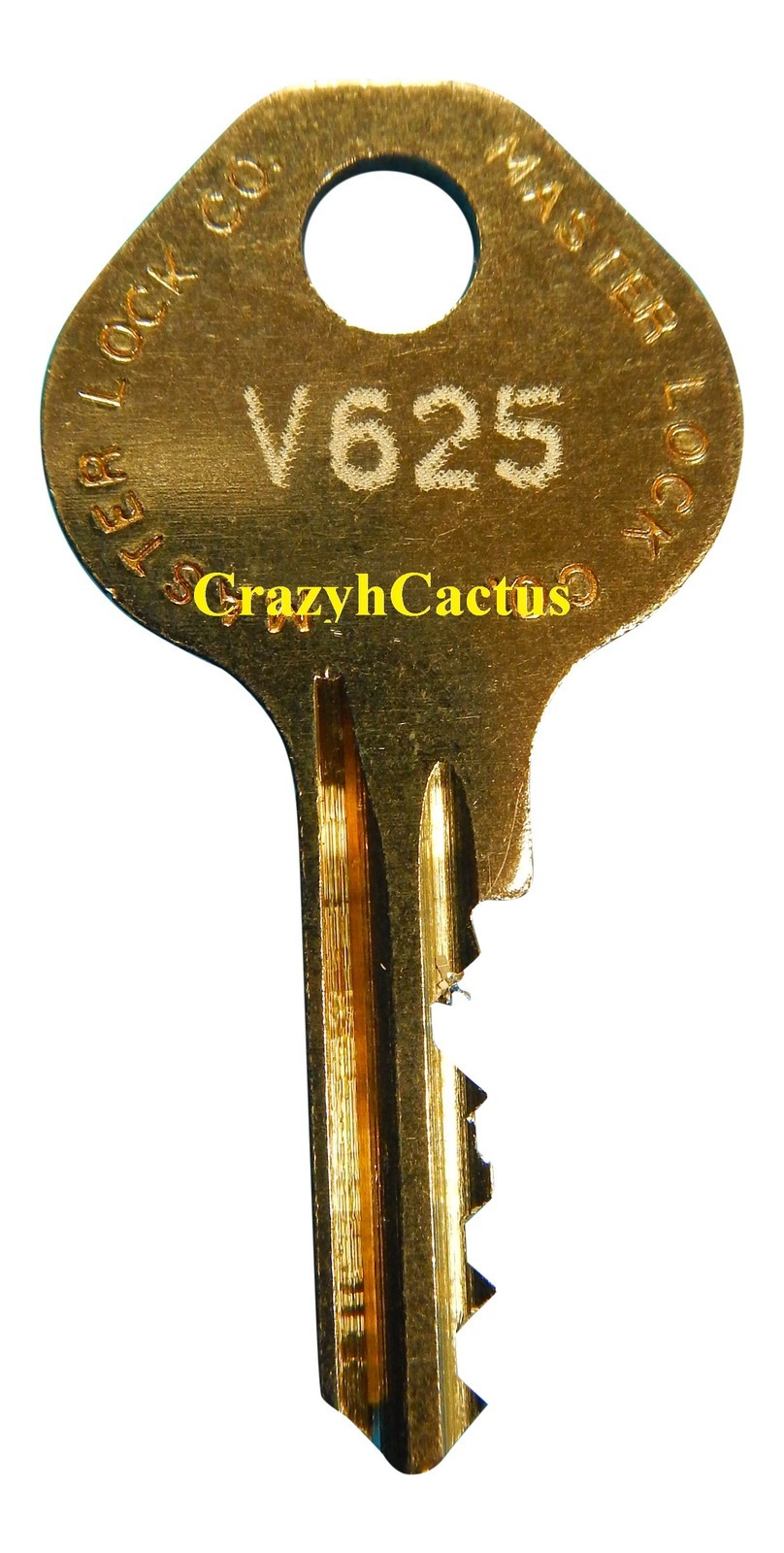 Master Lock Padlock 1525 1585 2010 2076 Control Key OEM Original Master Key V625