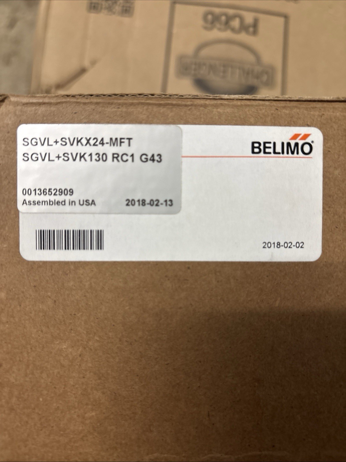 Belimo SGVL+SVKB24-MFT Actuator 24V