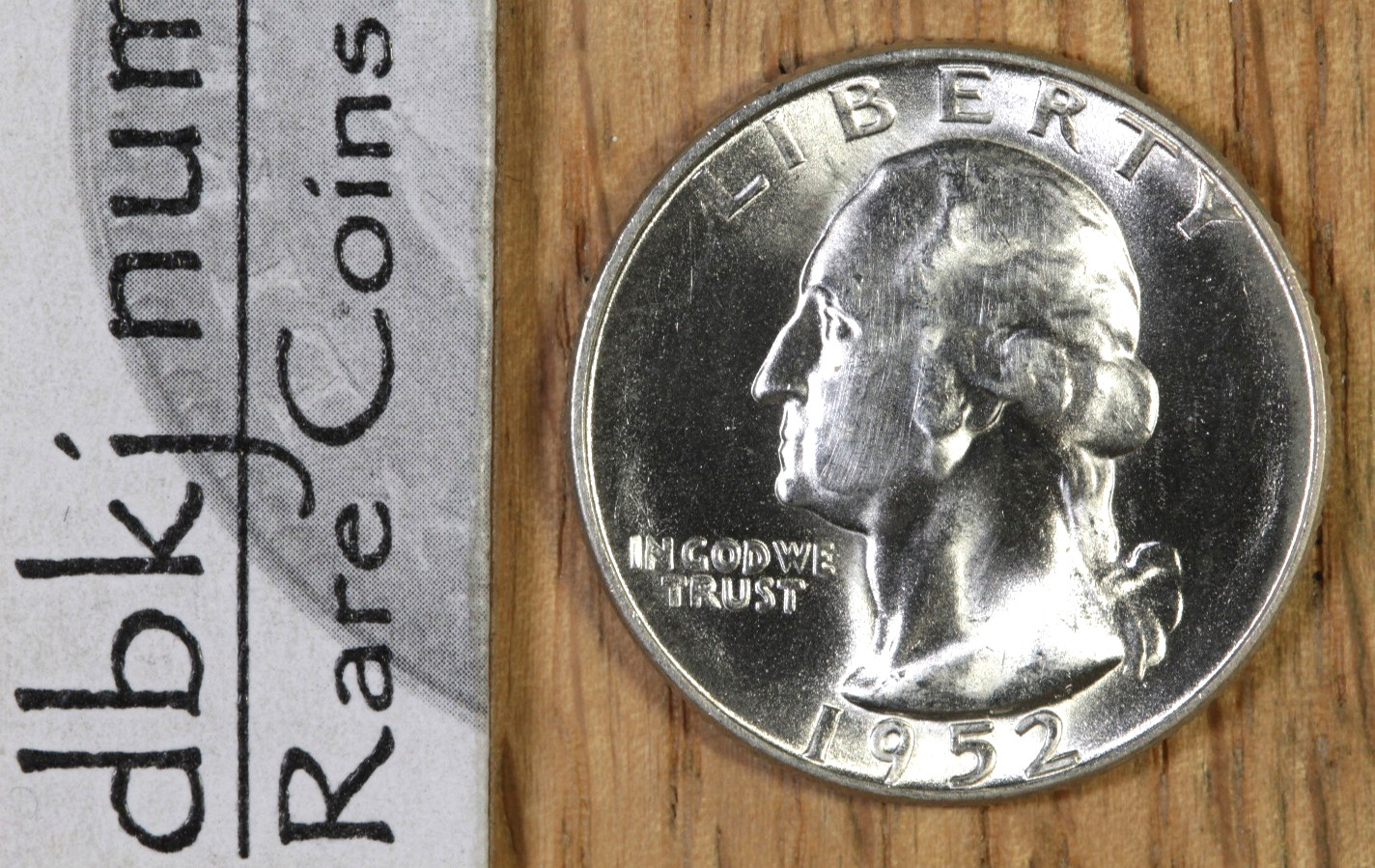 1952 S Washington Quarter Silver 25¢ - BU - Superb Brilliant Uncirculated