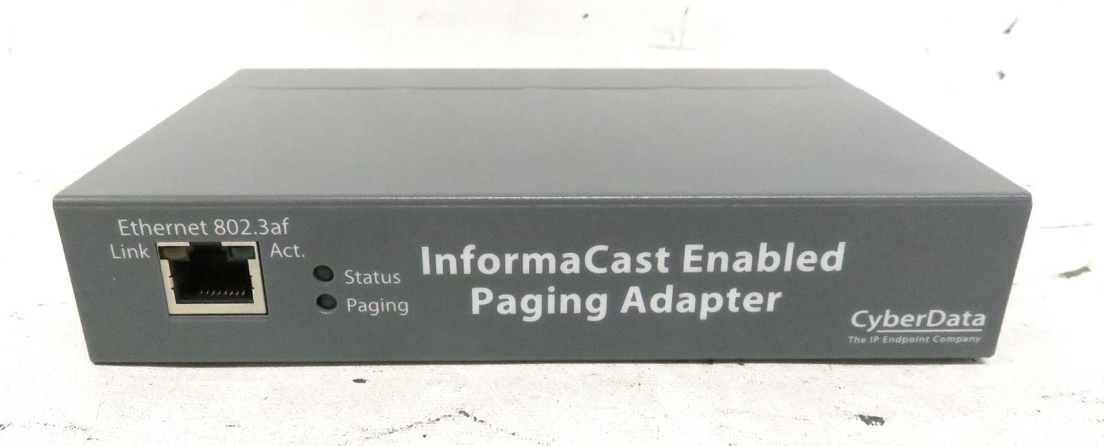 Cyberdata InformaCast Enabled Paging Adapter 011280C * Parts Only, Seems Faulty
