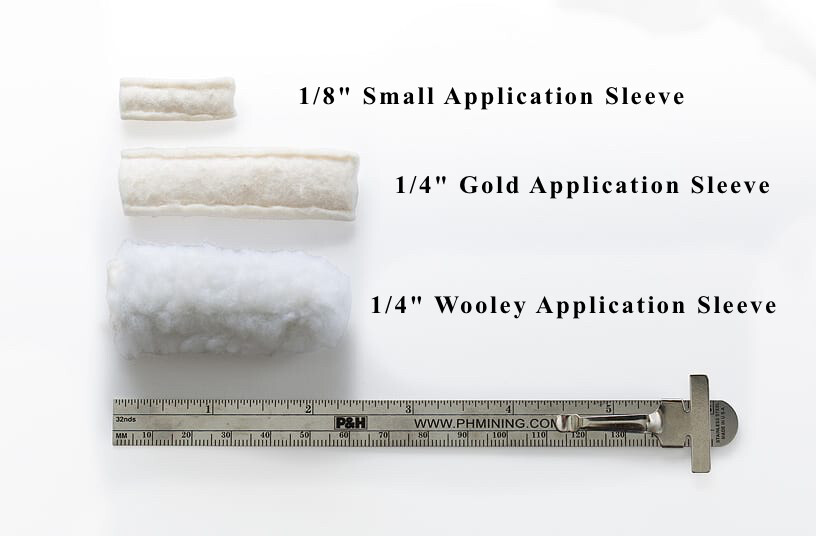 1/8" Cotton Application Sleeve for Electroplating Bit - 10 Pack