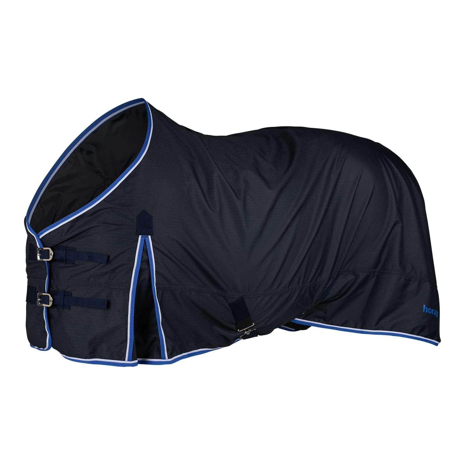 HORZE Glasgow Lightweight Waterproof Turnout Sheet (No Fill) – Dark Blue, 75