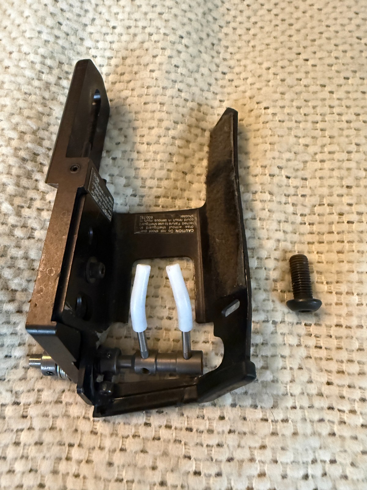 Vintage Left Hand Archery Overdraw Rest
