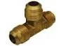 Mueller T2-8 5/8" Brass Flare Tee Fitting