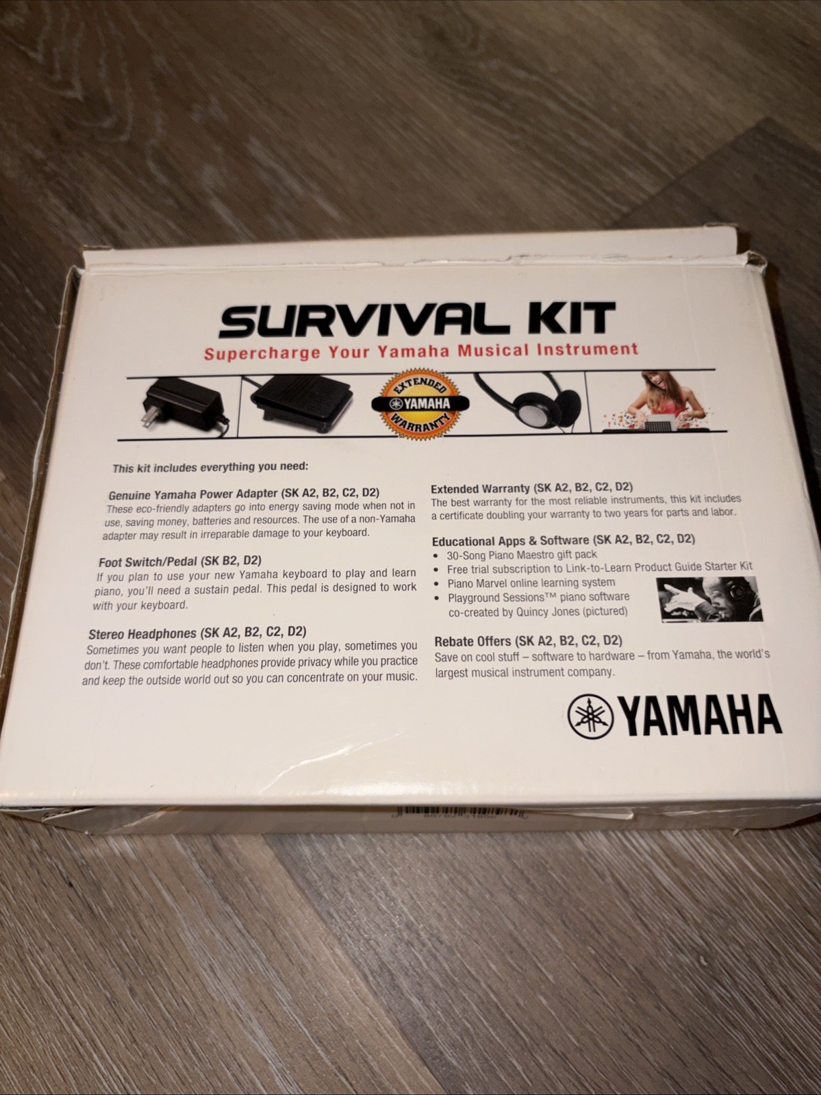 Yamaha Skd2 Survival Kit for Portable Keyboards