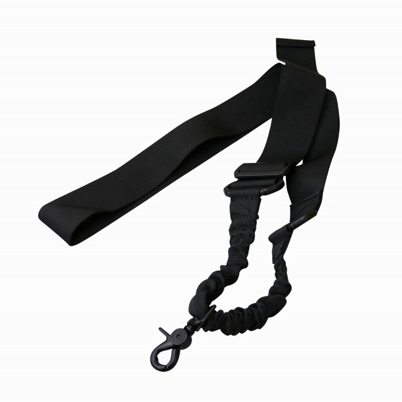 US Tactical Single 1 Point Bungee Rifle Gun Sling Strap System Airsoft Gun Sling