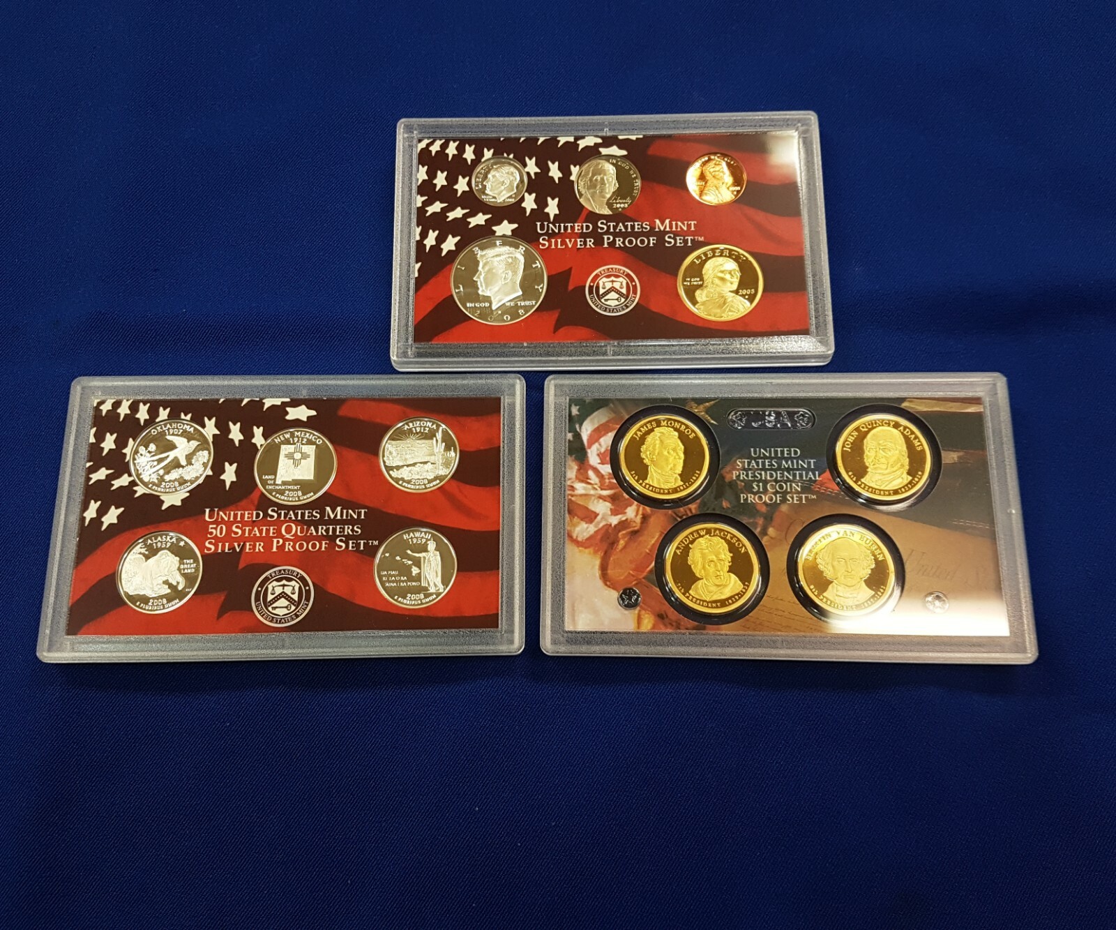 2008 US Mint Silver Proof Set Red Box OGP COA
