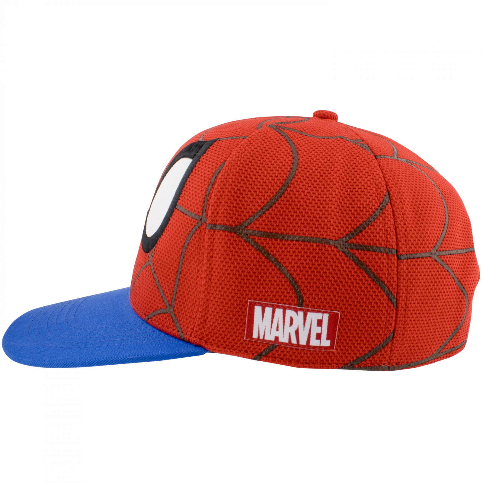 Spider-Man Mask Character Armor Snapback Hat Multi-Color