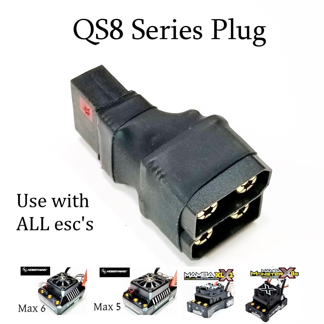 RCP-QS8 Series Plug (No Wire Version) Doubles Battery Voltage NO WIRE QS8