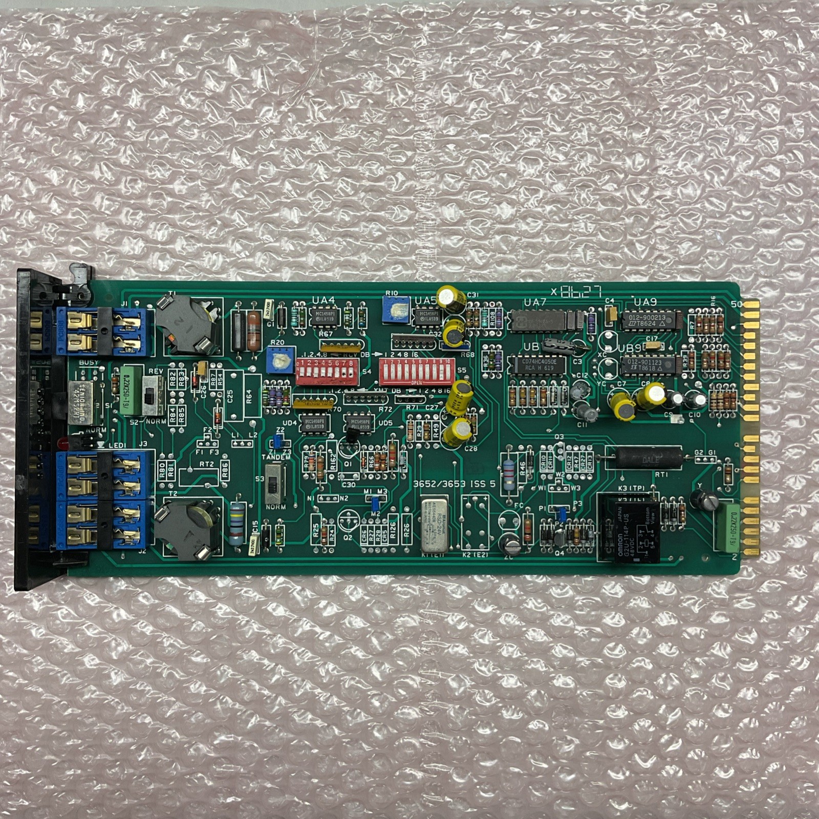 WESCOM 3652-68 ISS 5 4W UNI CARD MODULE UNIT FOR TELECOM TELEPHONE SYSTEMS