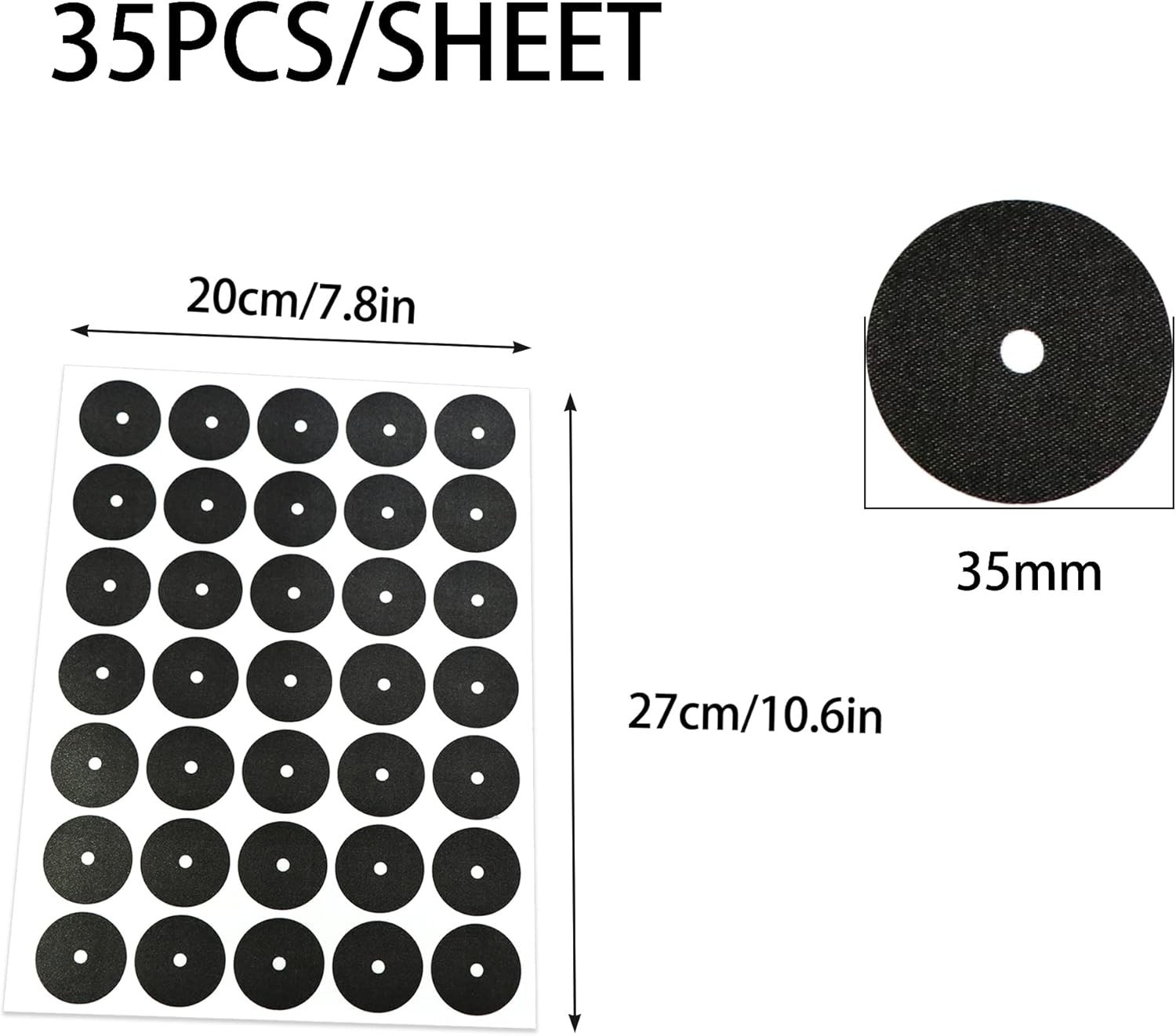 Quick Application Pool Table Position Stickers - 3 Sheets of 35 Markers