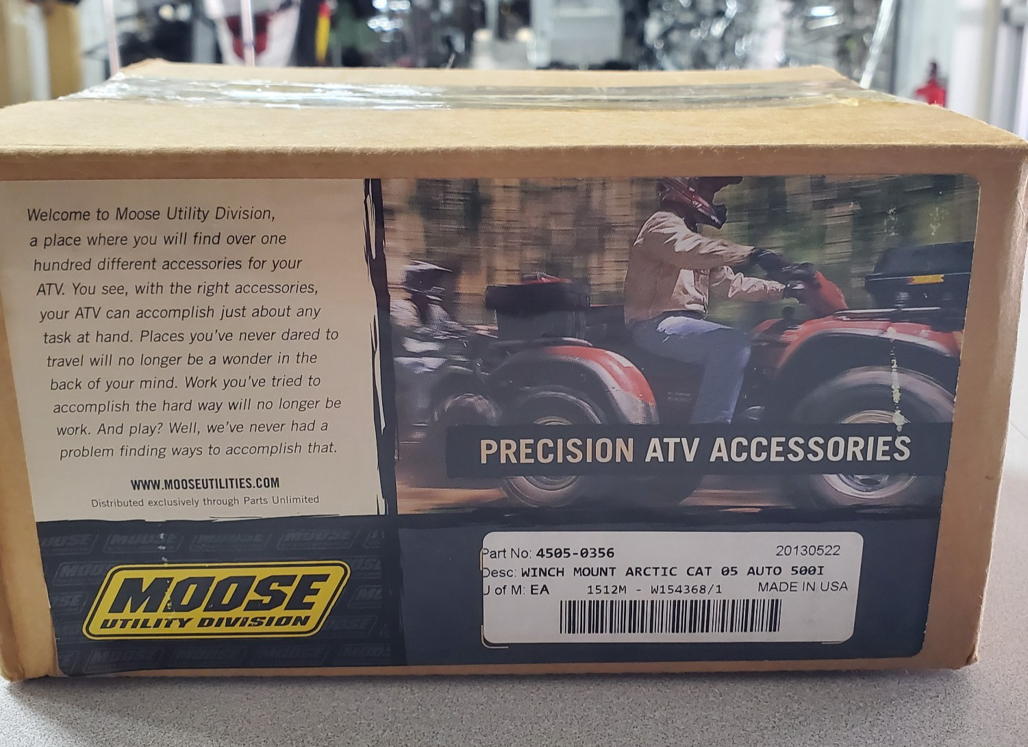 4505-0356 Moose winch mount for Artic Cat 2003-2016