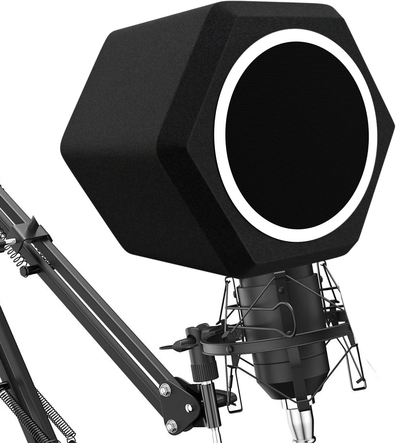 Microphone Wind Shield Pop Filter Microphone Isolation Ball, Acoustic Filter for