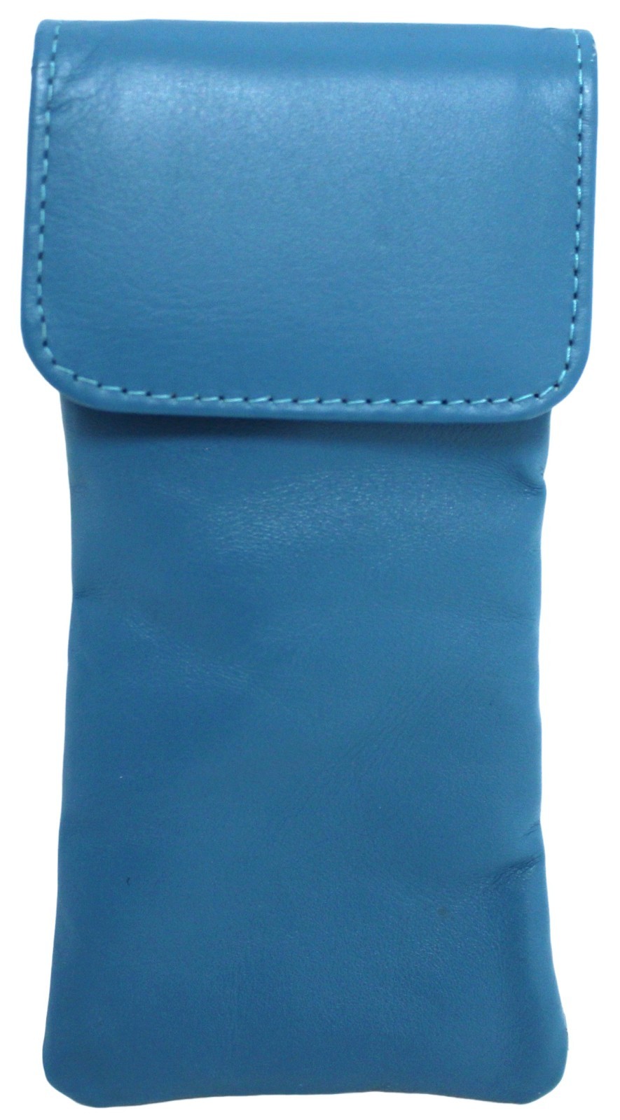 Glasses Case Genuine Full Grain Leather with Padding Protection. Style: 11036.