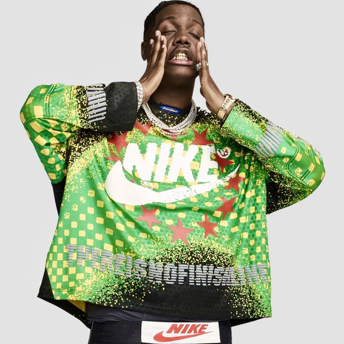 Nike Cactus Plant Flea Market "Air Cactus" Goalie Jersey FV4645-374 Men’s XXL