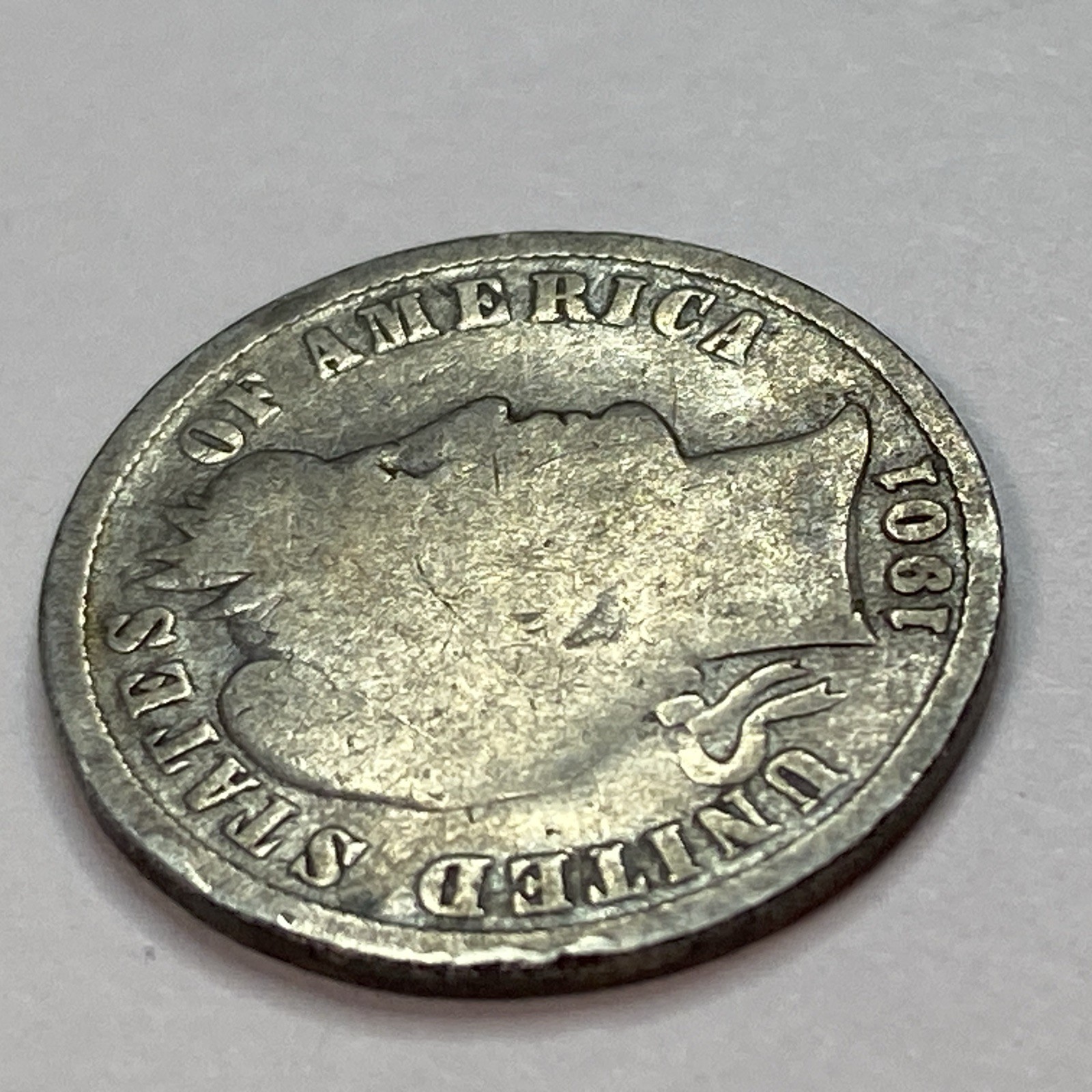 1901-S Barber Dime KEY DATE