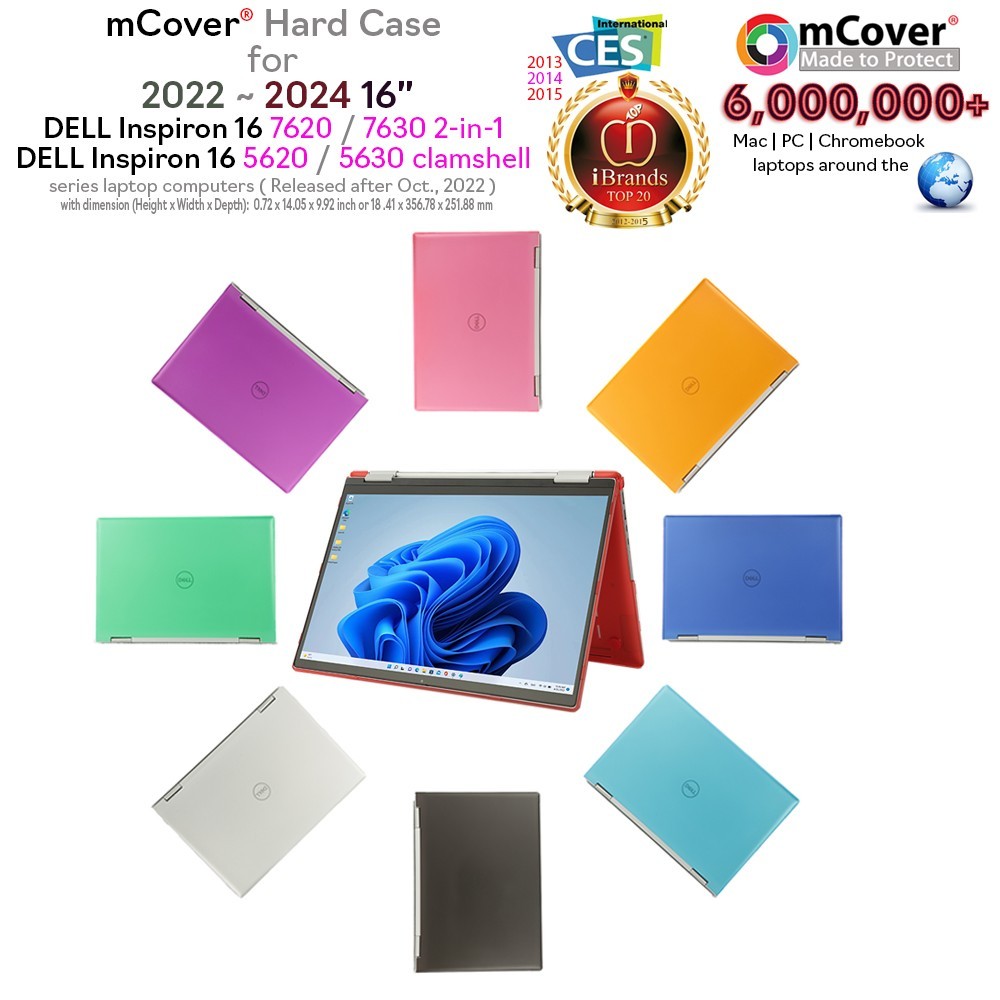 NEW mCover® Case for 2022 2024 16" Dell Inspiron 7620 2-in-1 5620 5630 Clamshell