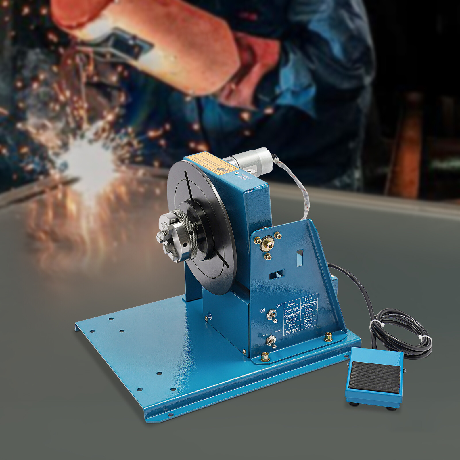 Welding Positioner Automatic Pipe Welding Automatic Rotary Table Positioner 10kg
