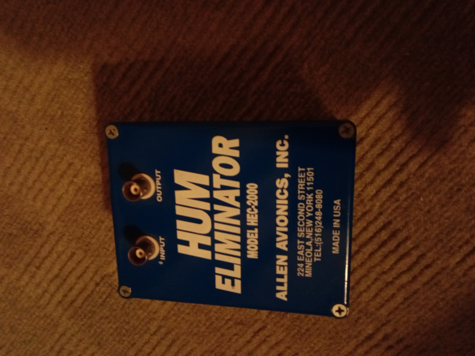Allen Avionics HEC 2000 - Hum eliminator