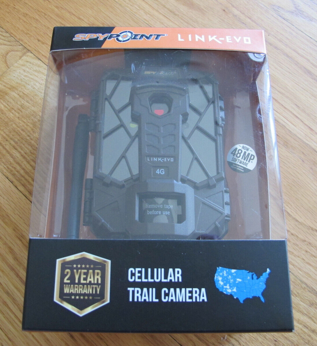Spypoint Link-Evo Cellular AT&T Trail Camera 4G/LTE 12 MP Brown