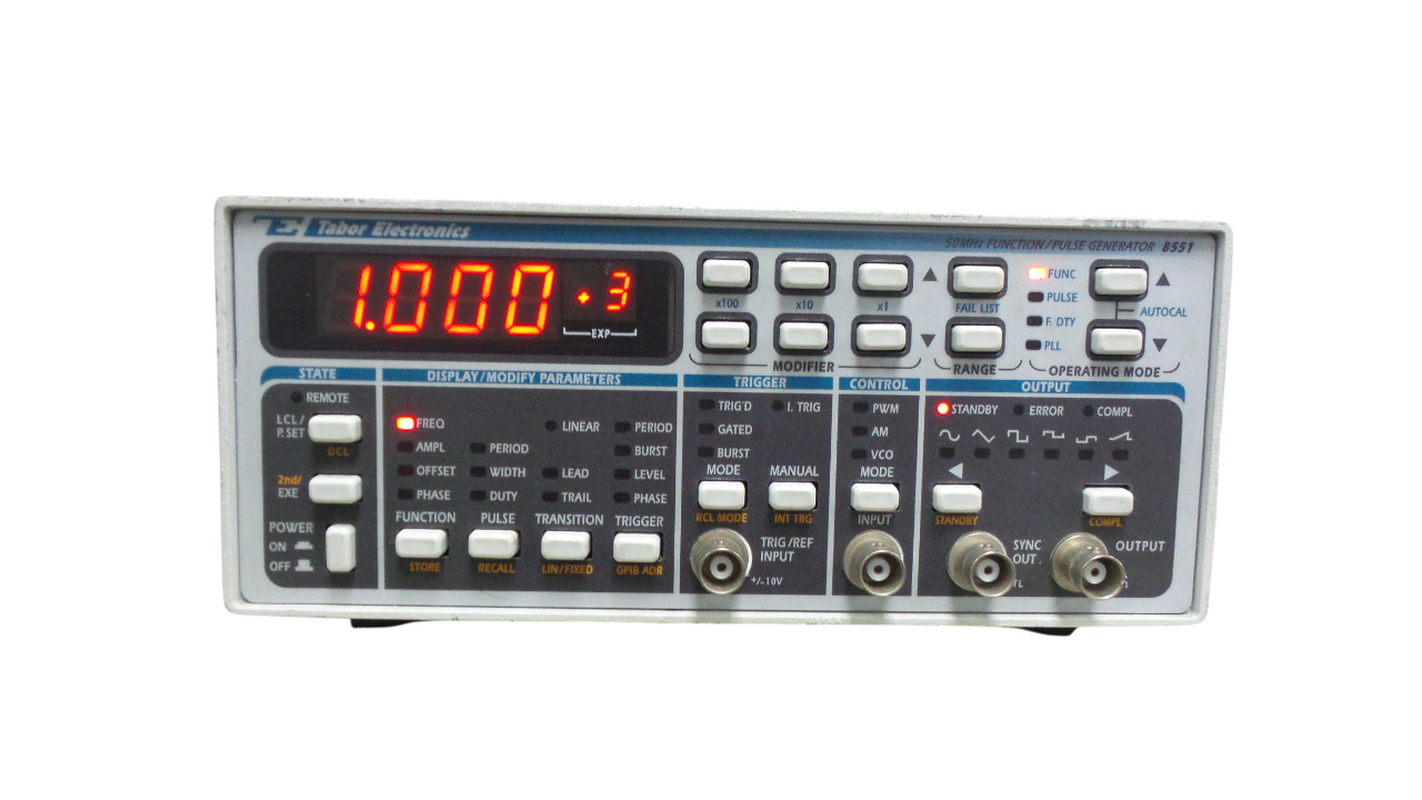 Tabor Electronics 8551 / 50MHz Function Pulse Generator - Free Shipping