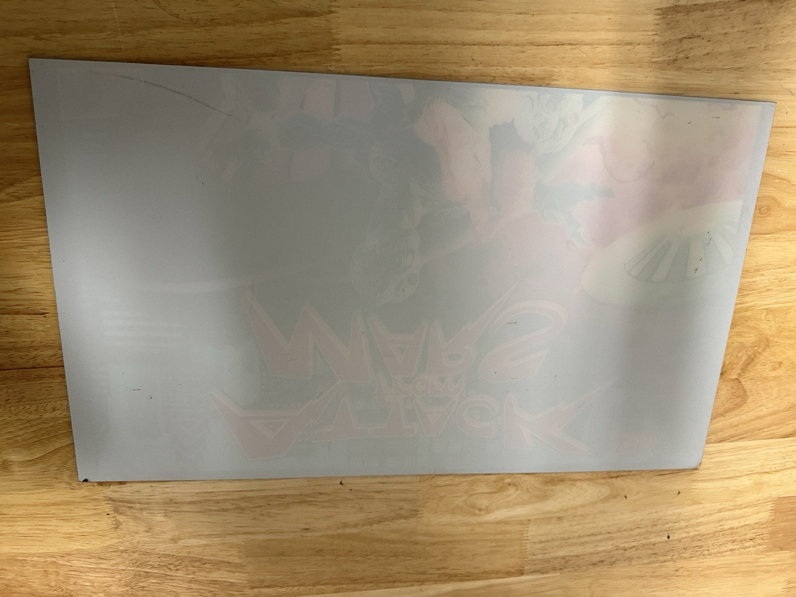 Arcade1up Attack from Mars Plexi Panel Only