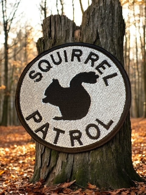 Squirrel Patrol Patch