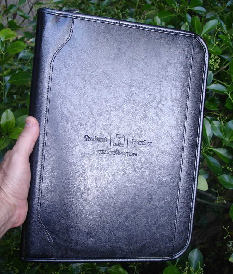 NEW Gemline Leather Aviation tablet folio cover portfolio holder case organizer