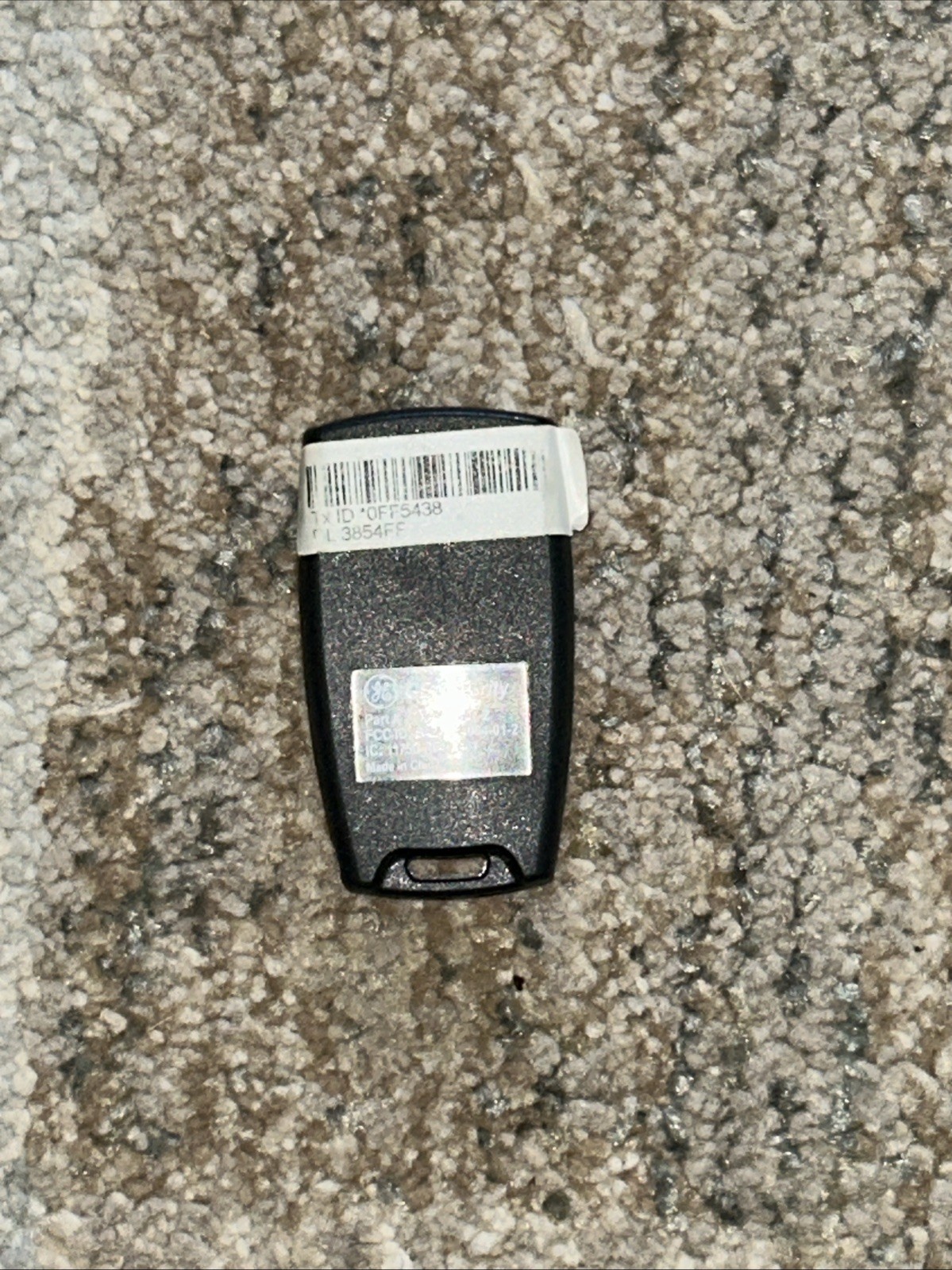 Interlogix TX-4014-01-2 DesignLine 4-Button Keyfob, Black BAZ-RF4004-01-2