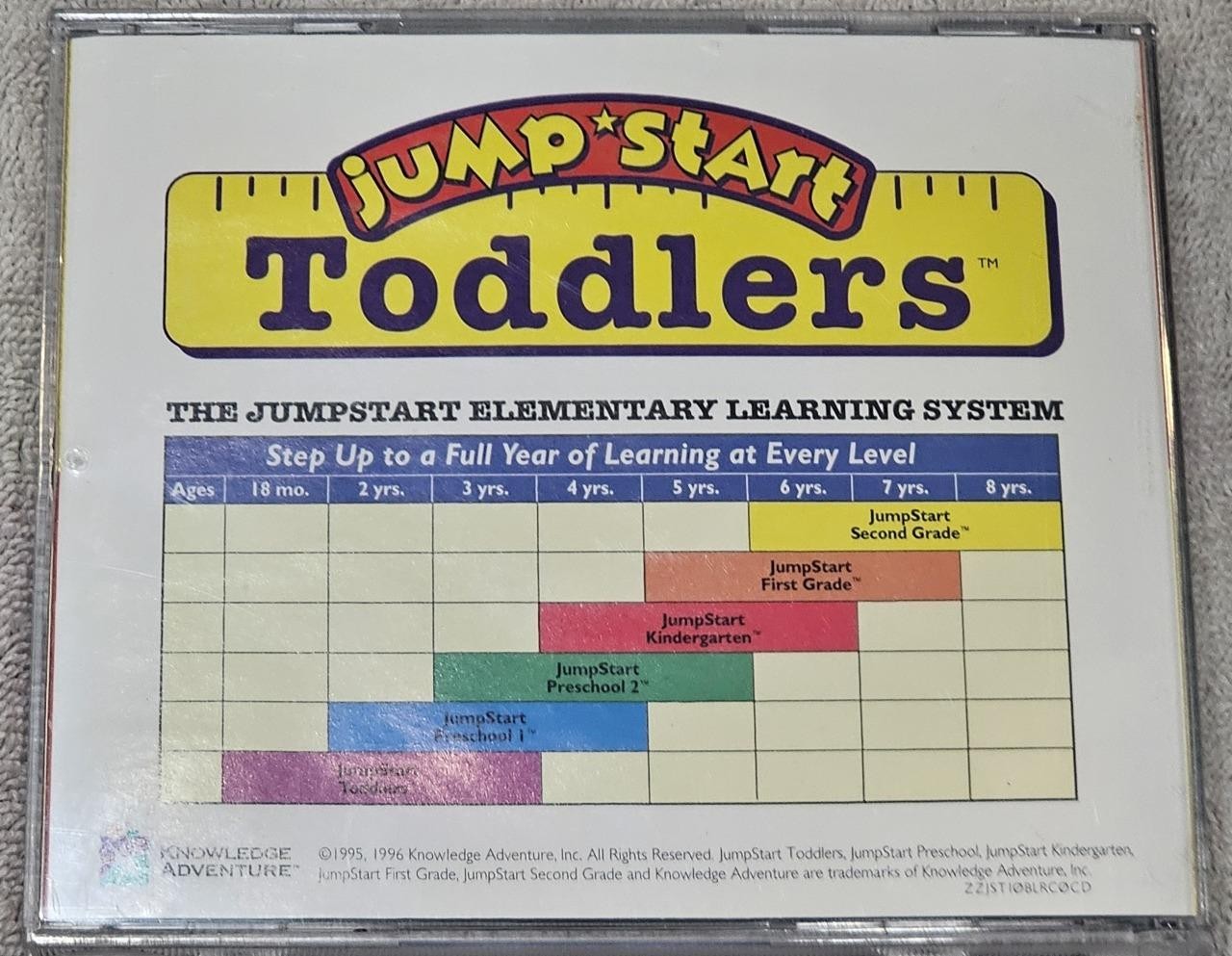 JumpStart Toddlers (1-3yrs) - Educational Game, Learning System PC MAC CD-ROM