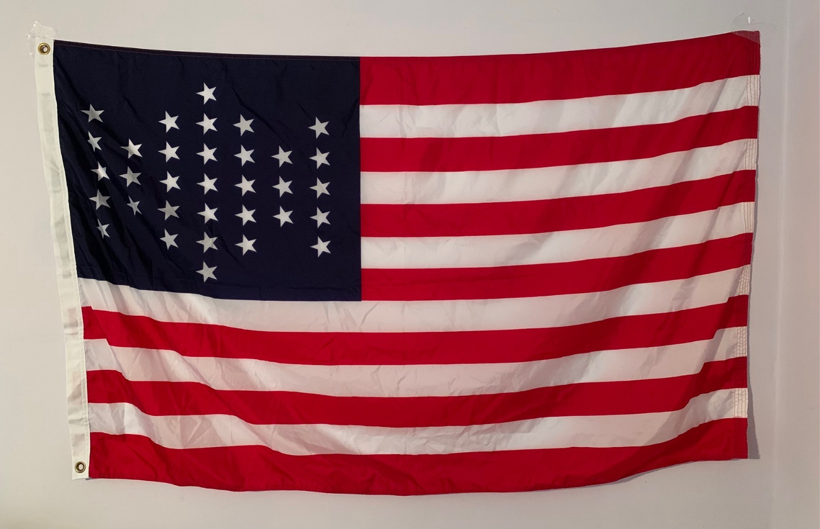 Replica Fort Sumter 33-Star Garrison Flag Nylon w/Grommets - Size 56" x 34"