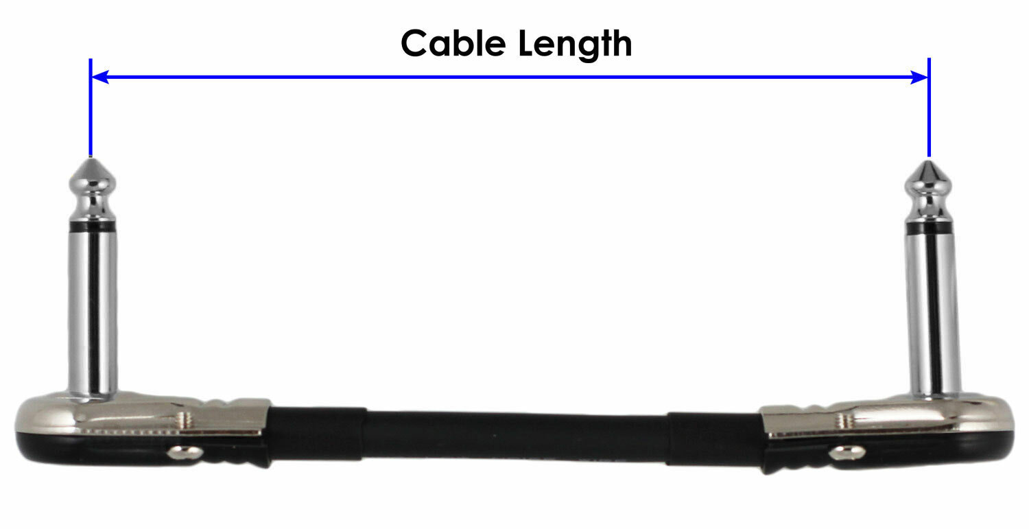 2 Ft Castline Silver Mogami 2319 Guitar Pedal Board Patch Cable TS Pancake