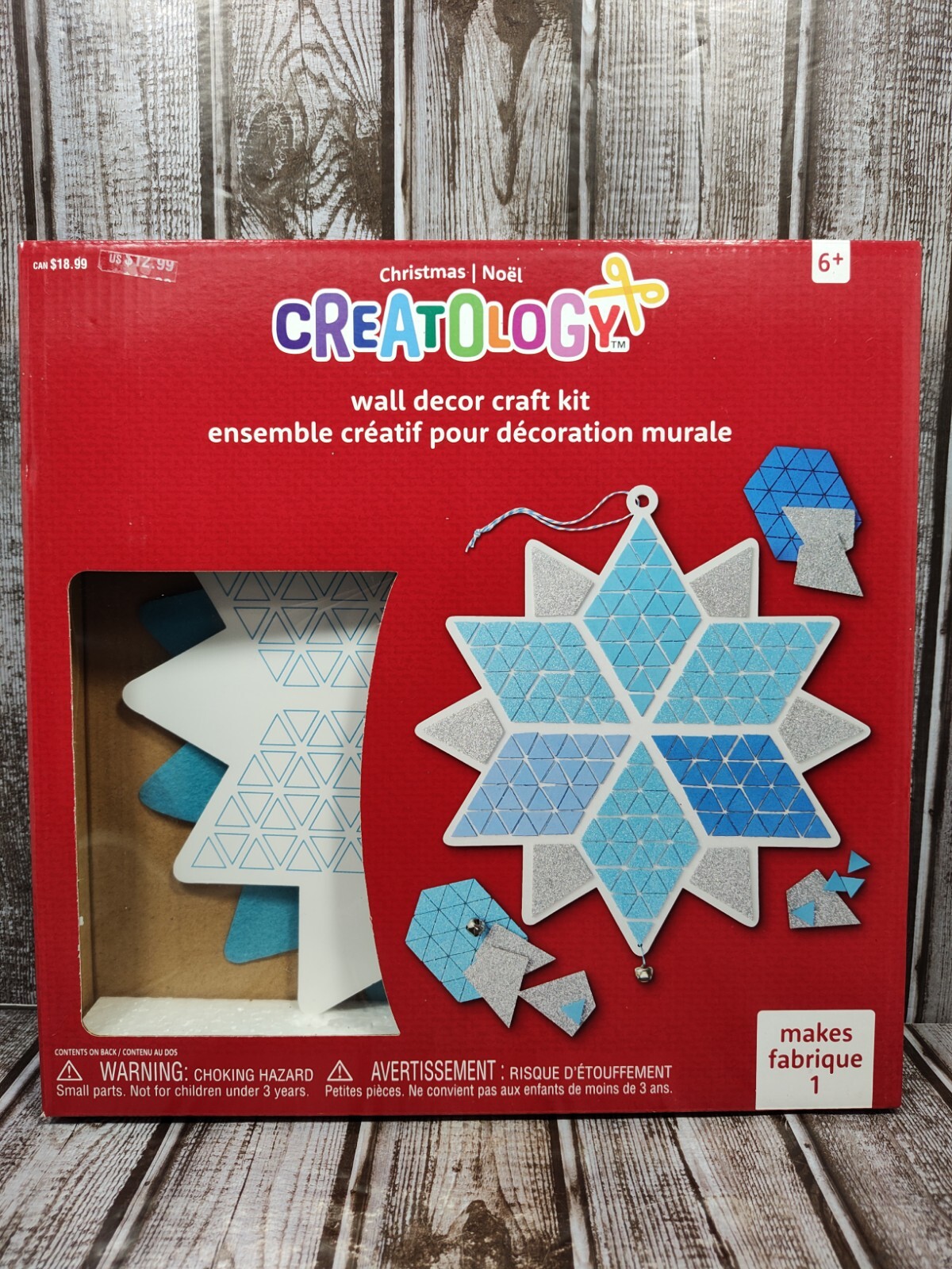 Creatology Christmas DIY Snowflake Wall Decor Craft Kit NEW