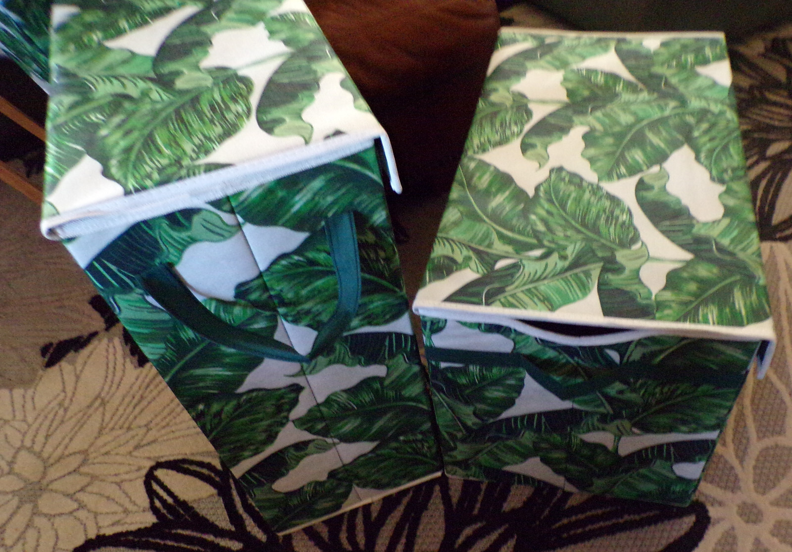 Home36 by Kvell 7pc Collapsible Soft Storage Set - Leaf Print