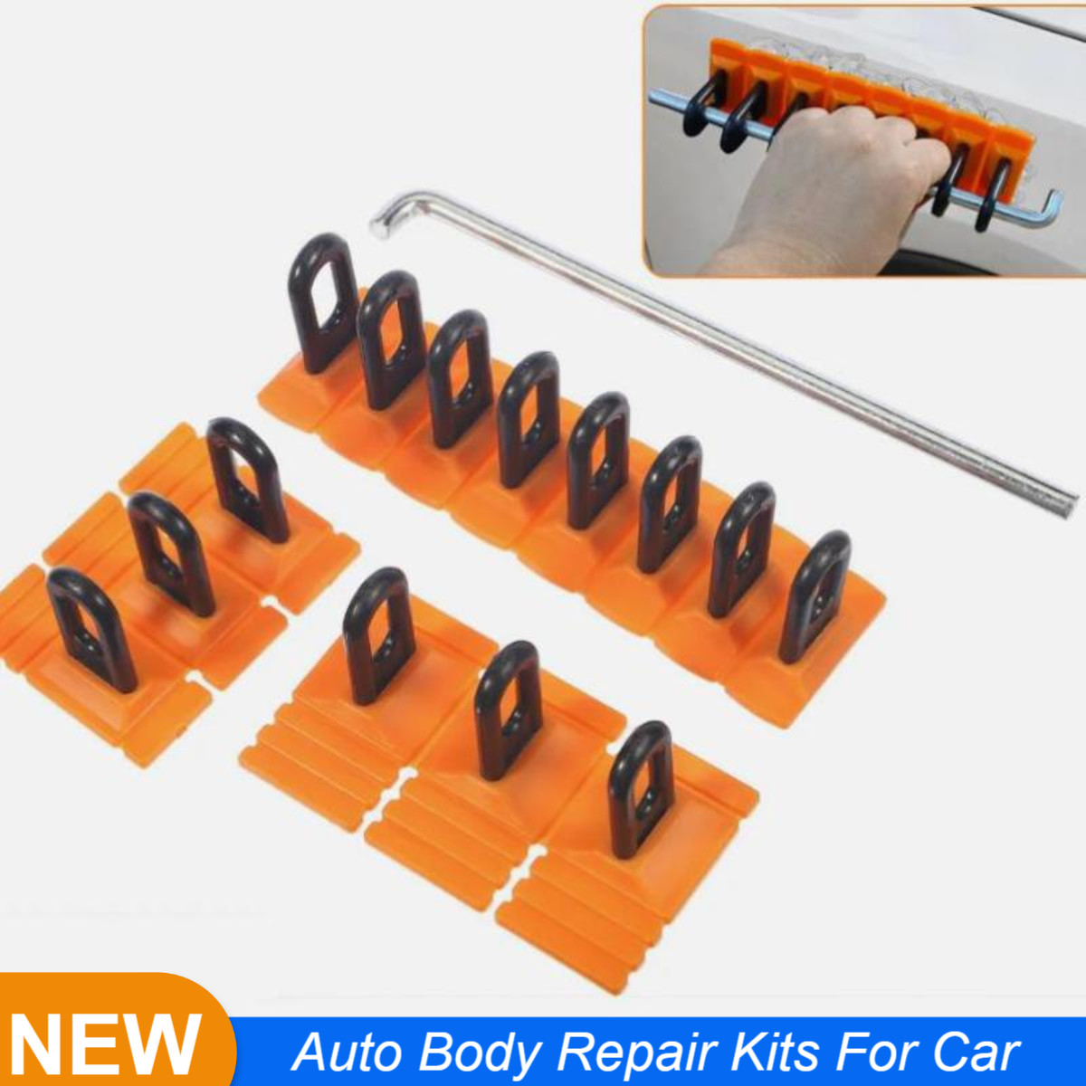 Auto Body Repair Kits Puller Glue Tabs Combo Set Car Paintless Dent Removal