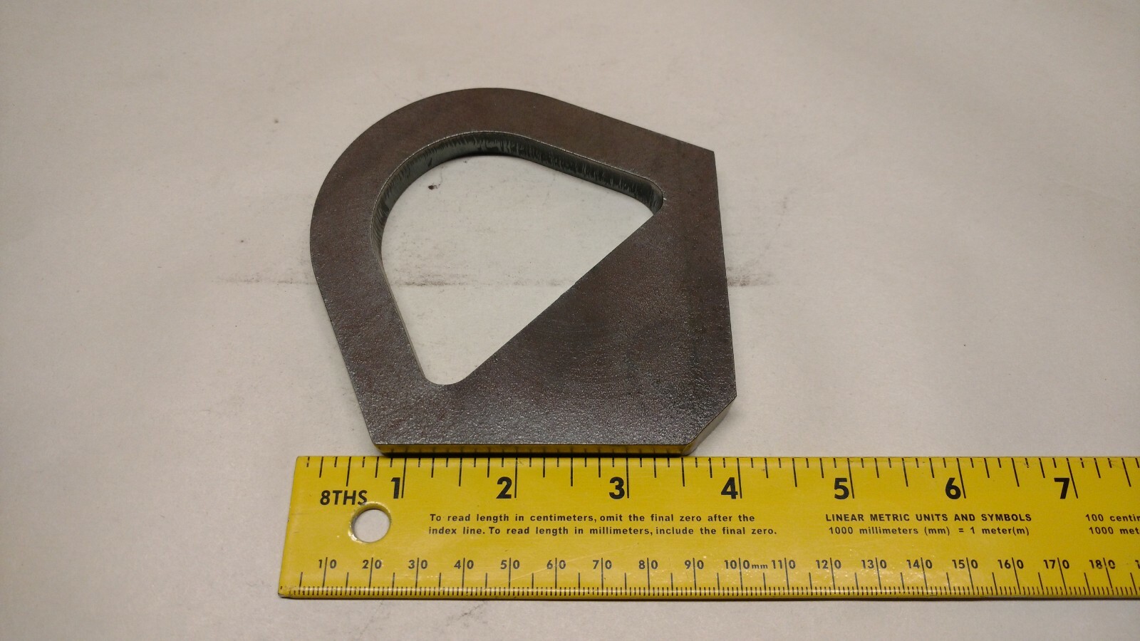 3/8" WELD ON LIFTING EYE - D-RING - SHACKLE MOUNT - TRAILER TIE DOWN - TOW STRAP
