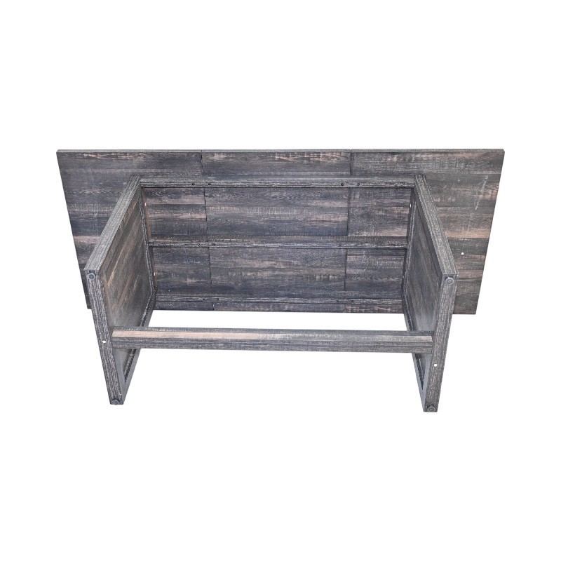 70.87" Farmhouse Large Dining Table for 6-8 People, Rectangular Wood Dining