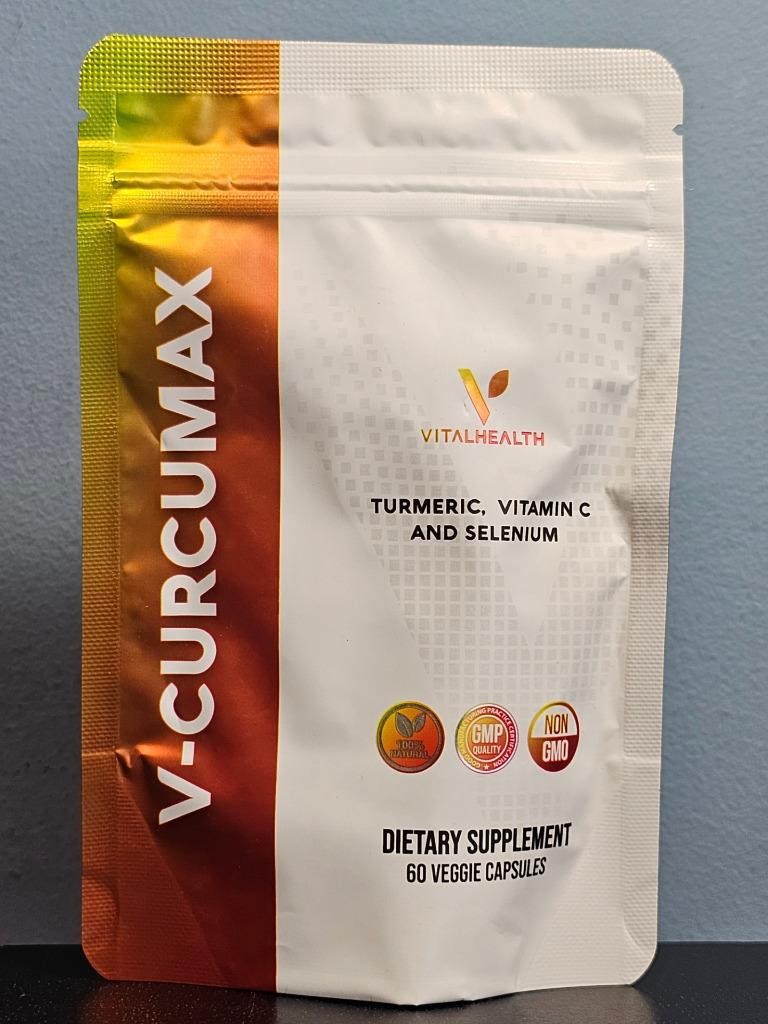 VitalHealth V-Curcumax 60 Capsules - New / Sealed! Vital Health! Exp 3/2027