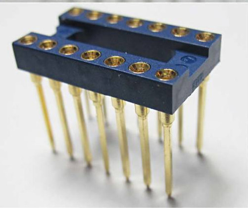 IC 16 pin socket Dip BU 142 G, Gold plating contacts. EuroDip, Inc. LOT OF 10