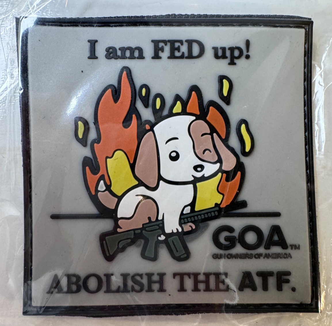 Shot Show 2026 GOA Gun Owners Of America I am Fed Up Abolish The ATF Patch