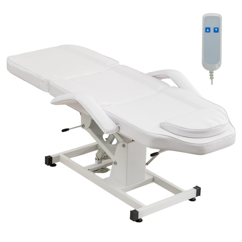 Electric Salon Bed 440LBS Massage Table Remote Control Adjustable PU Leather