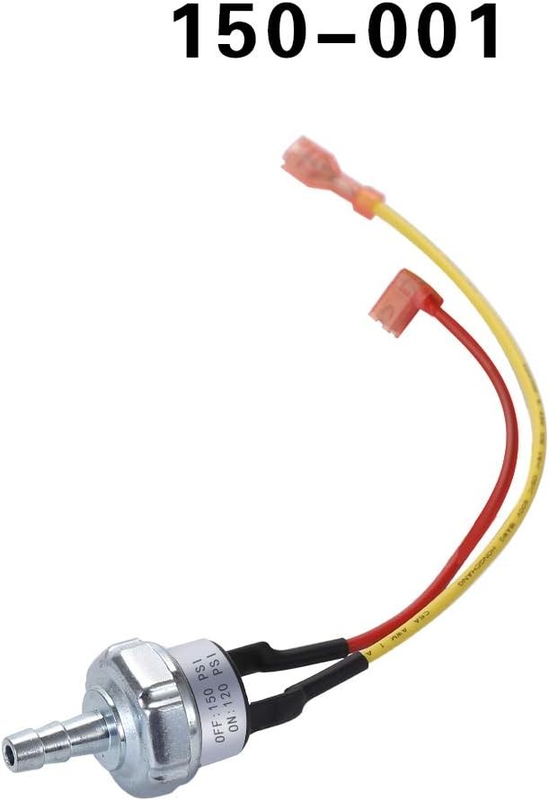 Air Pressure Switch 150 PSI 120 ['silver']