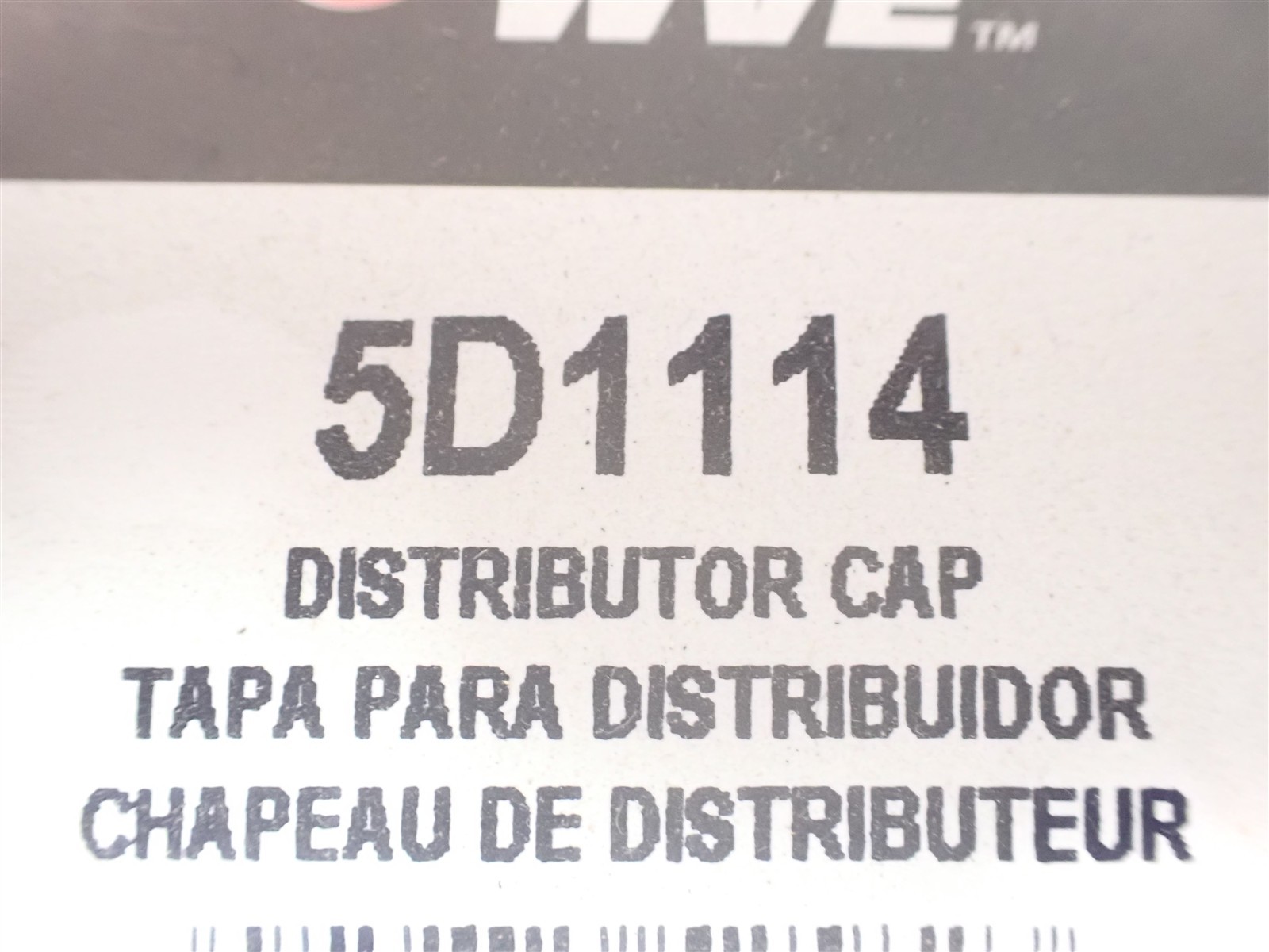 NEW WVE 5D1114 Distributor Cap (SS47)