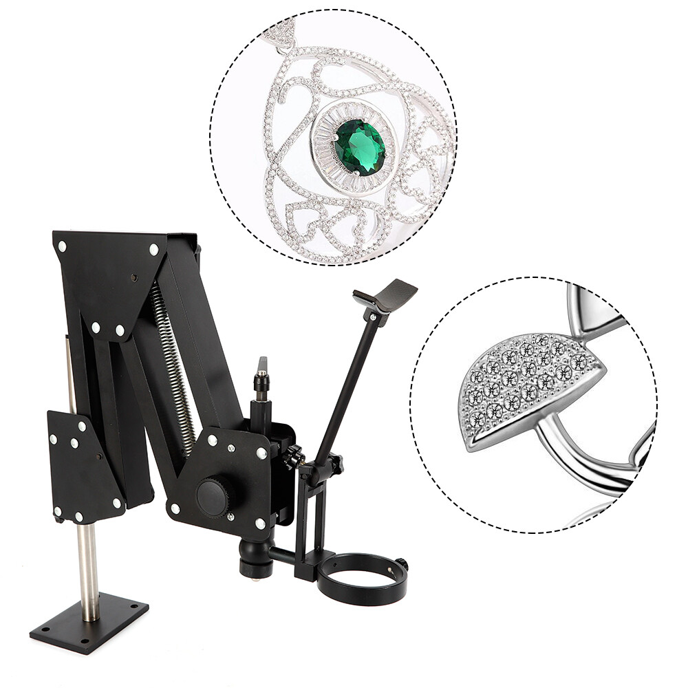Microscope Stand Multi-directional Jewelry Inlaid Stand for Micro-setting Tool!