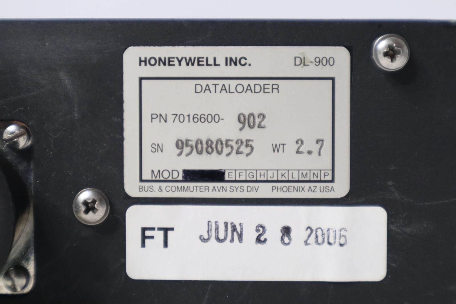 Honeywell DL-900 Data Loader 7016600-902