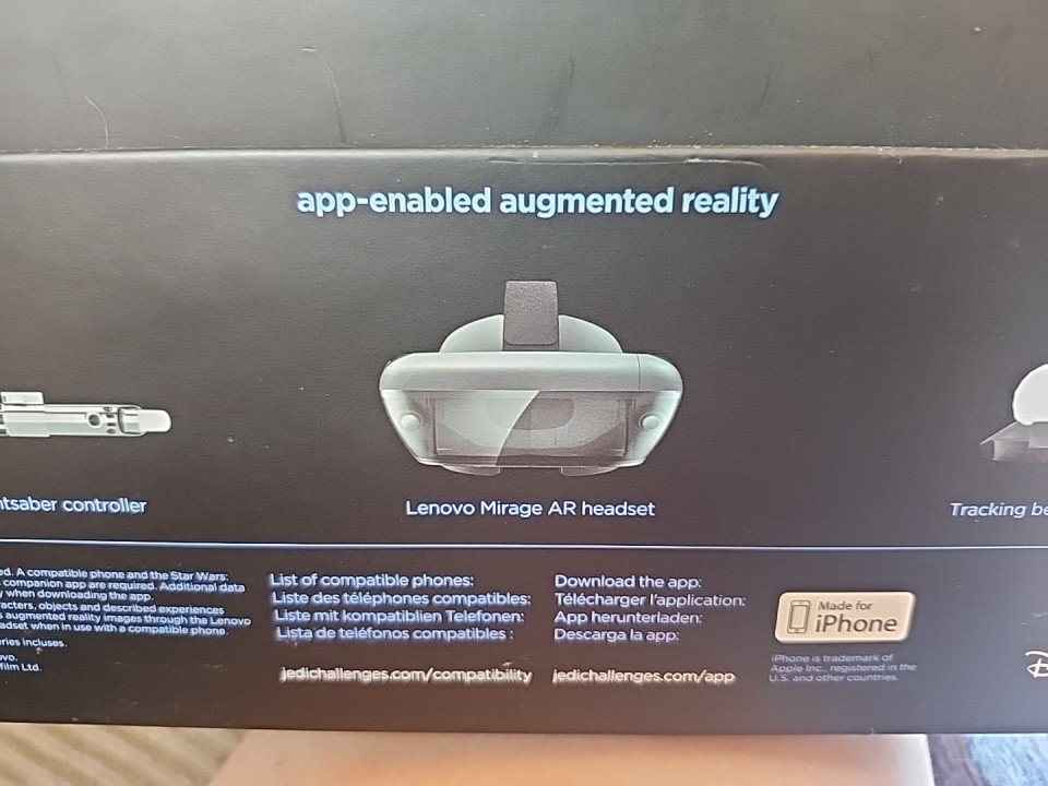 Lenovo Explorer Headset VR-2511N Tracking Beacon Open Box NO CONTROLLER Gaming
